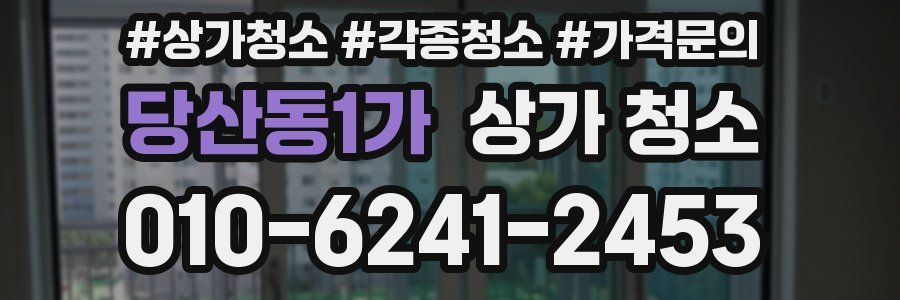 당산동1가 상가 청소