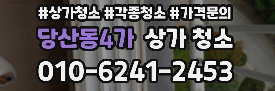 당산동4가 상가 청소