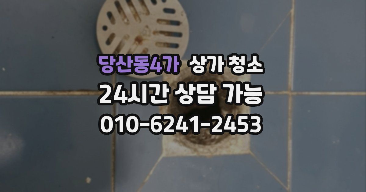 당산동4가 상가 청소