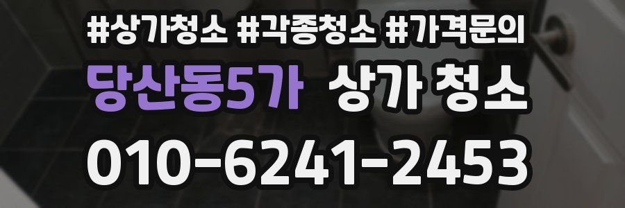 당산동5가 상가 청소