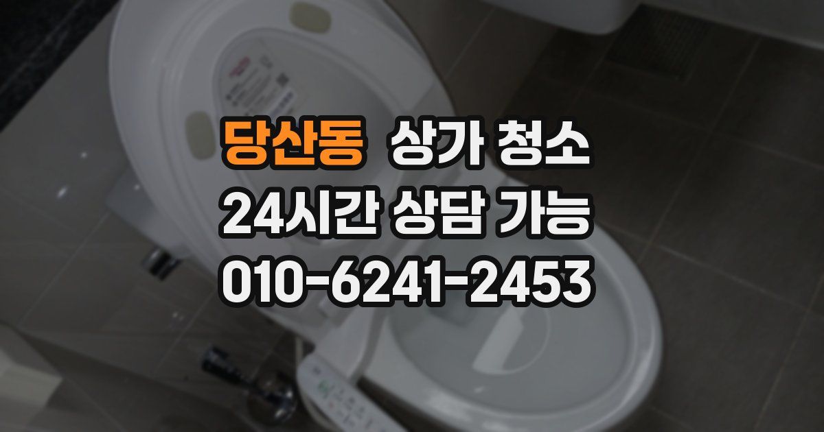 당산동 상가 청소
