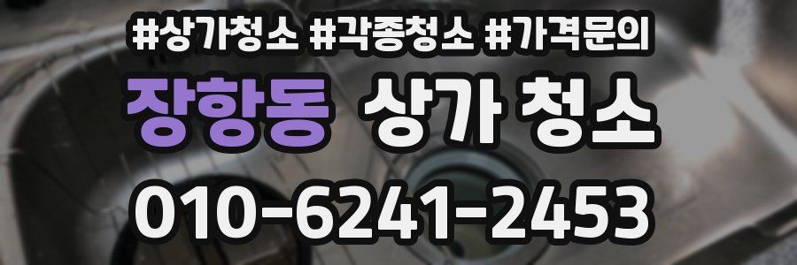 장항동 상가 청소