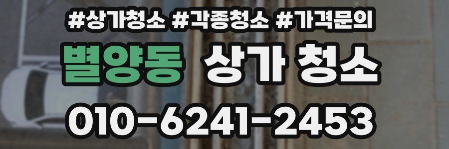 별양동 상가 청소