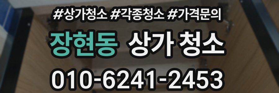장현동 상가 청소