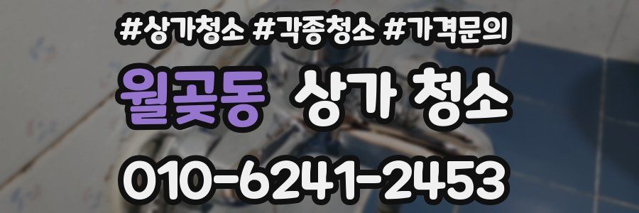 월곶동 상가 청소