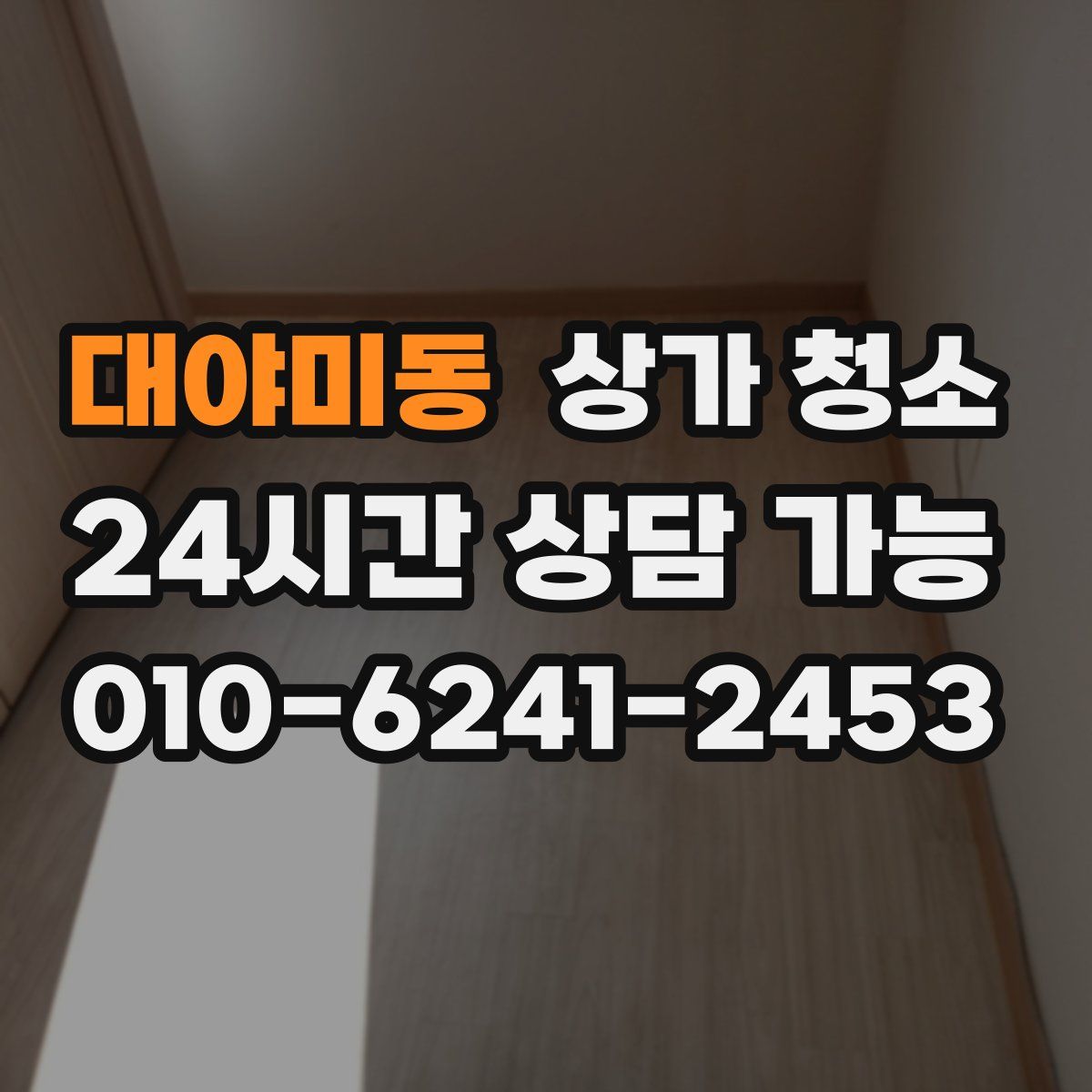대야미동 상가 청소