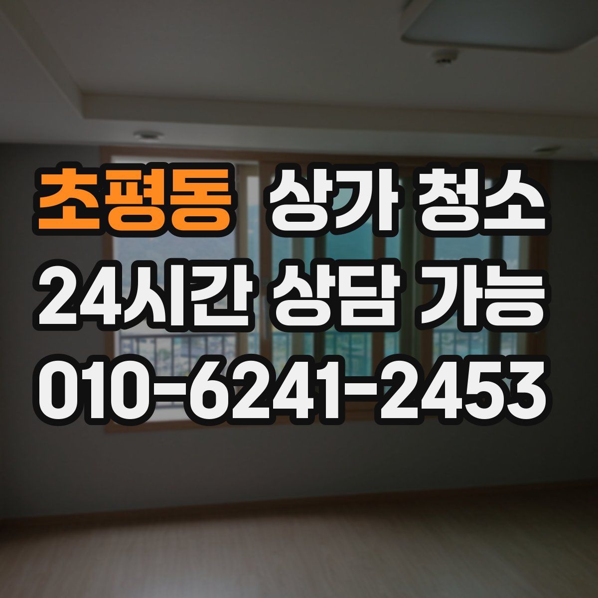 초평동 상가 청소