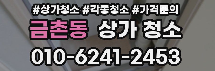 금촌동 상가 청소