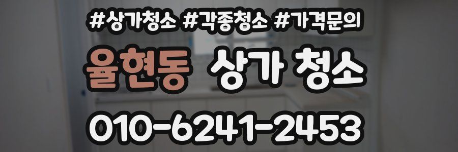 율현동 상가 청소