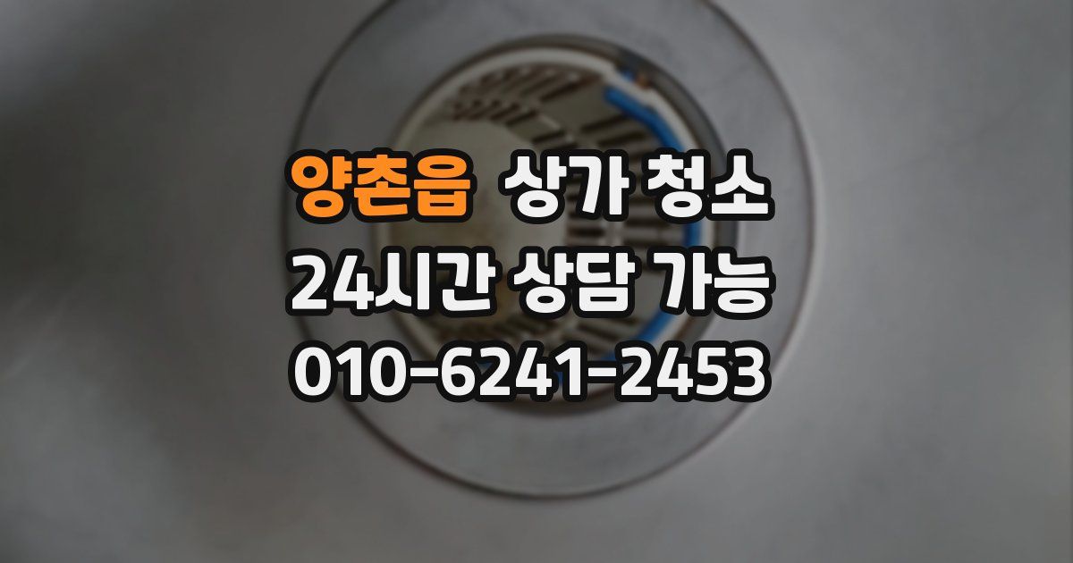 양촌읍 상가 청소
