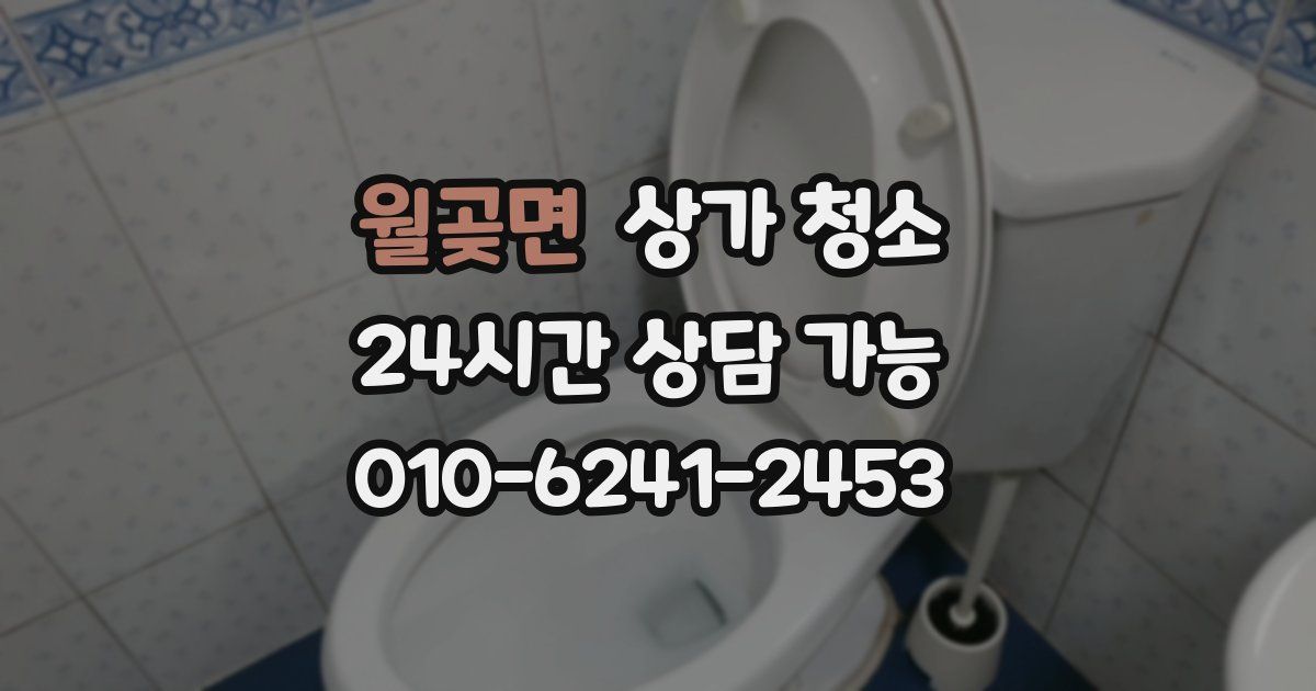 월곶면 상가 청소