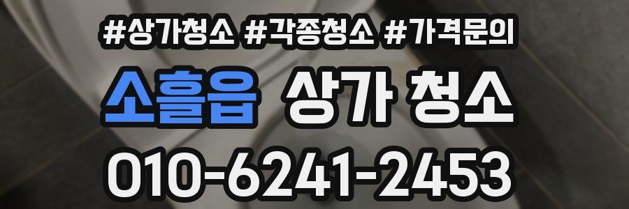소흘읍 상가 청소