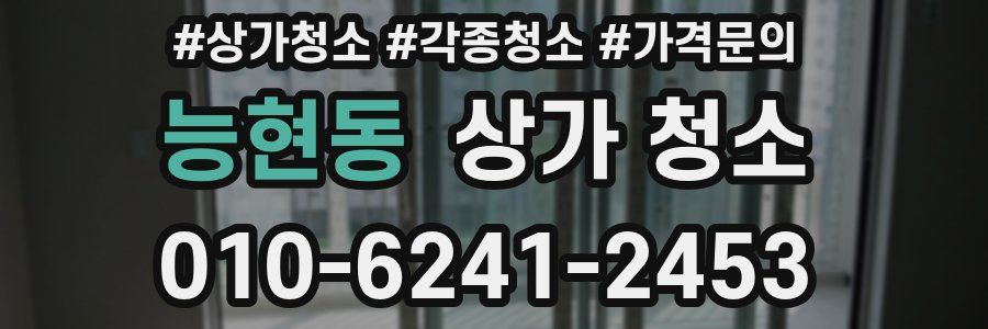 능현동 상가 청소