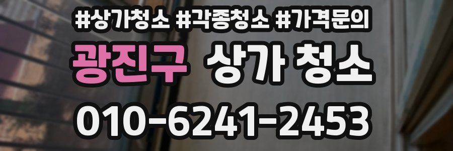 광진구 상가 청소