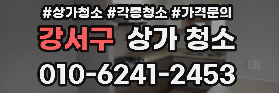 강서구 상가 청소