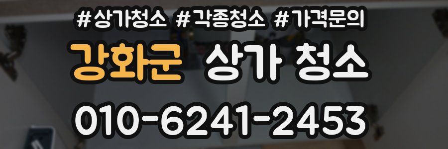 강화군 상가 청소
