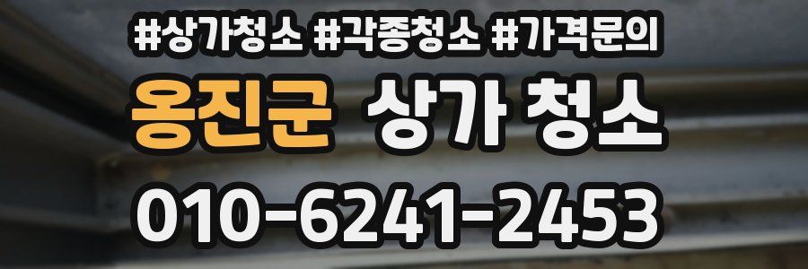 옹진군 상가 청소