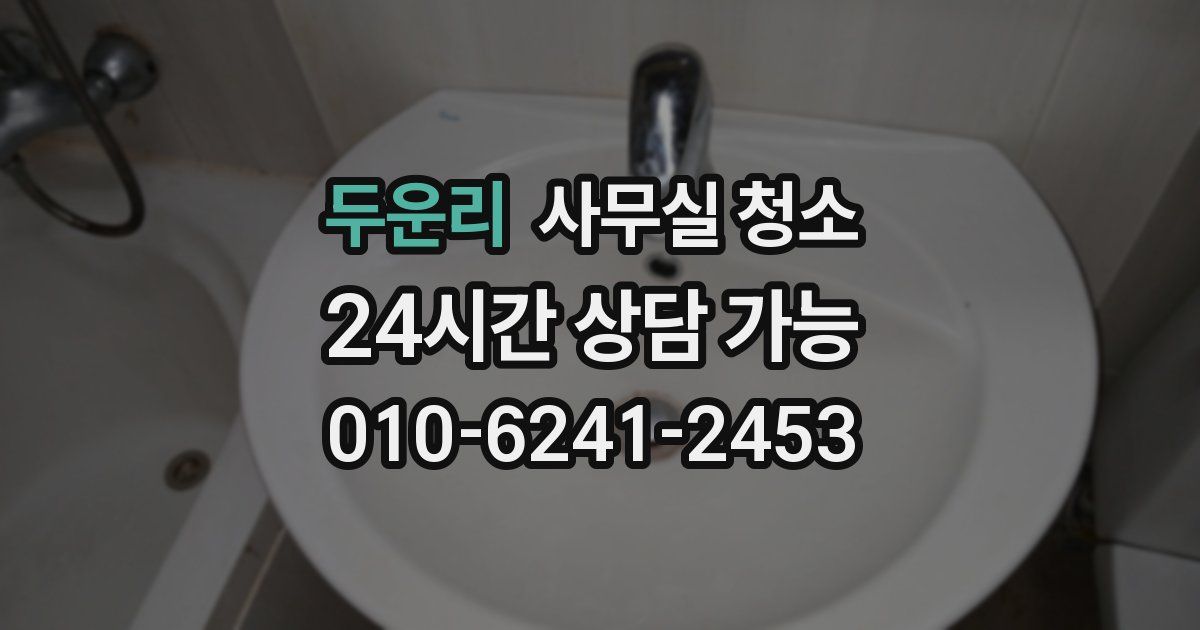 두운리 사무실 청소
