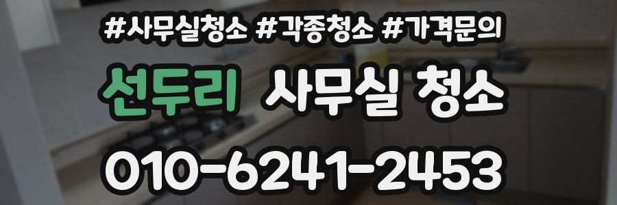 선두리 사무실 청소