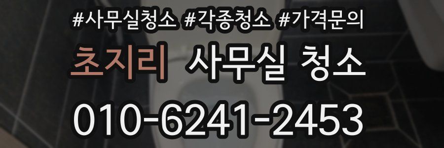 초지리 사무실 청소