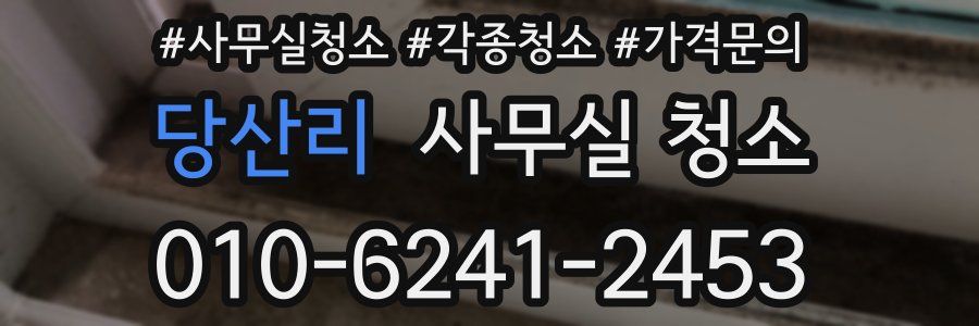 당산리 사무실 청소