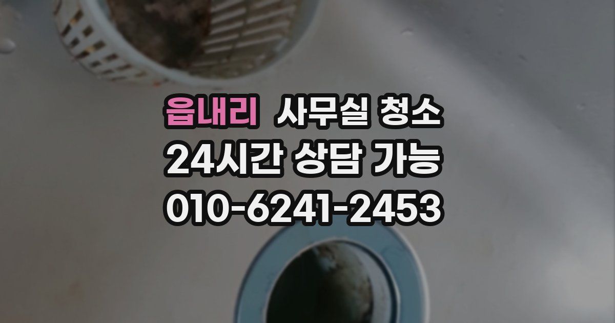 읍내리 사무실 청소