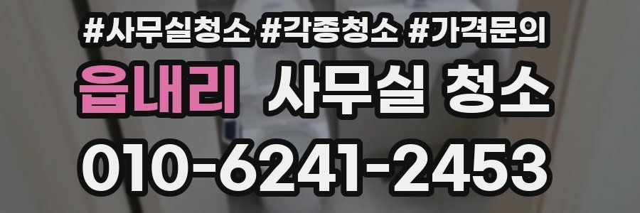 읍내리 사무실 청소