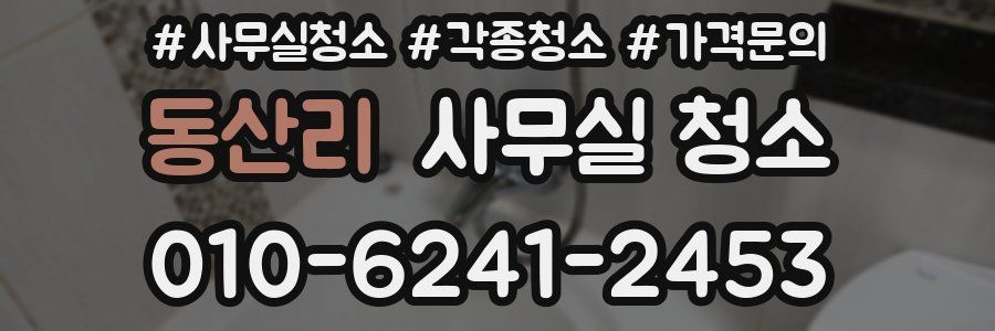 동산리 사무실 청소