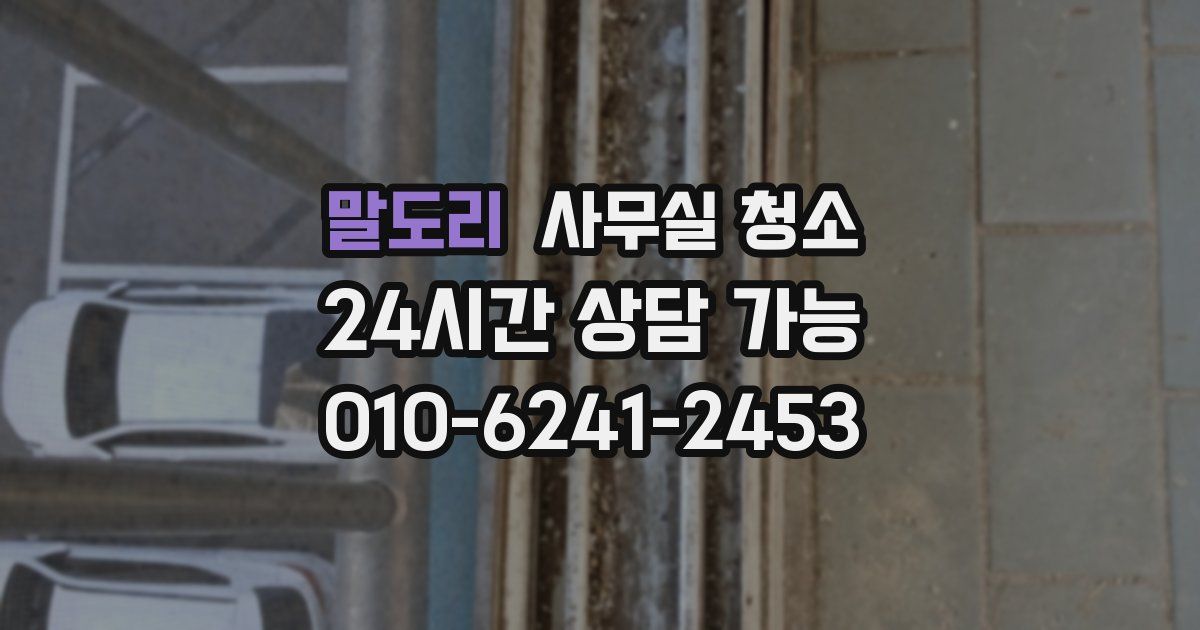 말도리 사무실 청소