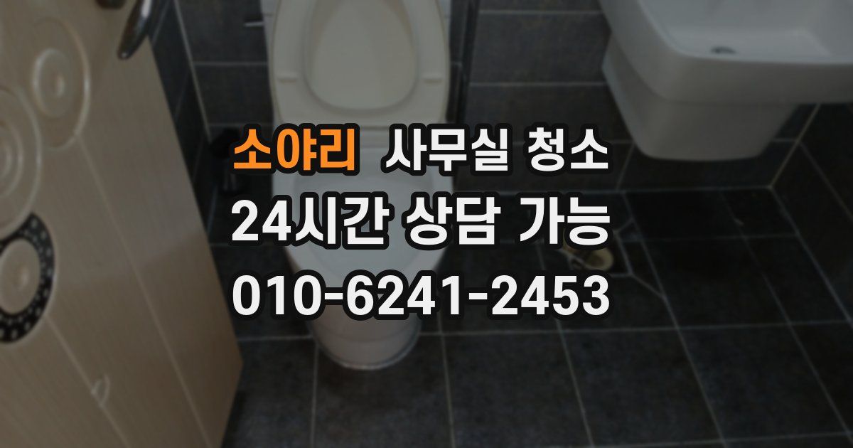 소야리 사무실 청소