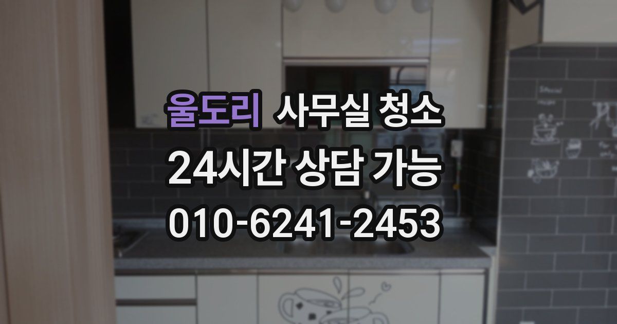 울도리 사무실 청소