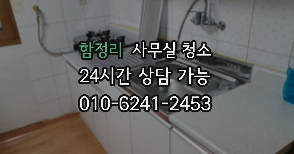 함정리 사무실 청소
