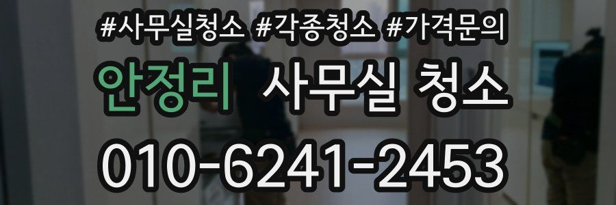 안정리 사무실 청소