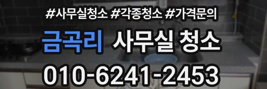 금곡리 사무실 청소