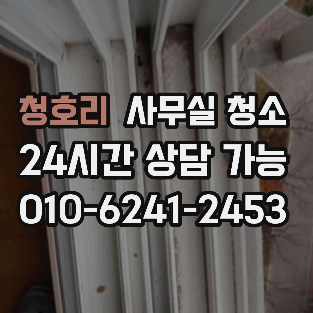 청호리 사무실 청소