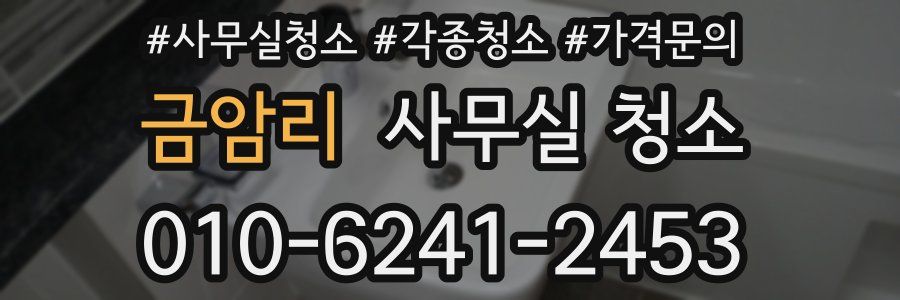 금암리 사무실 청소