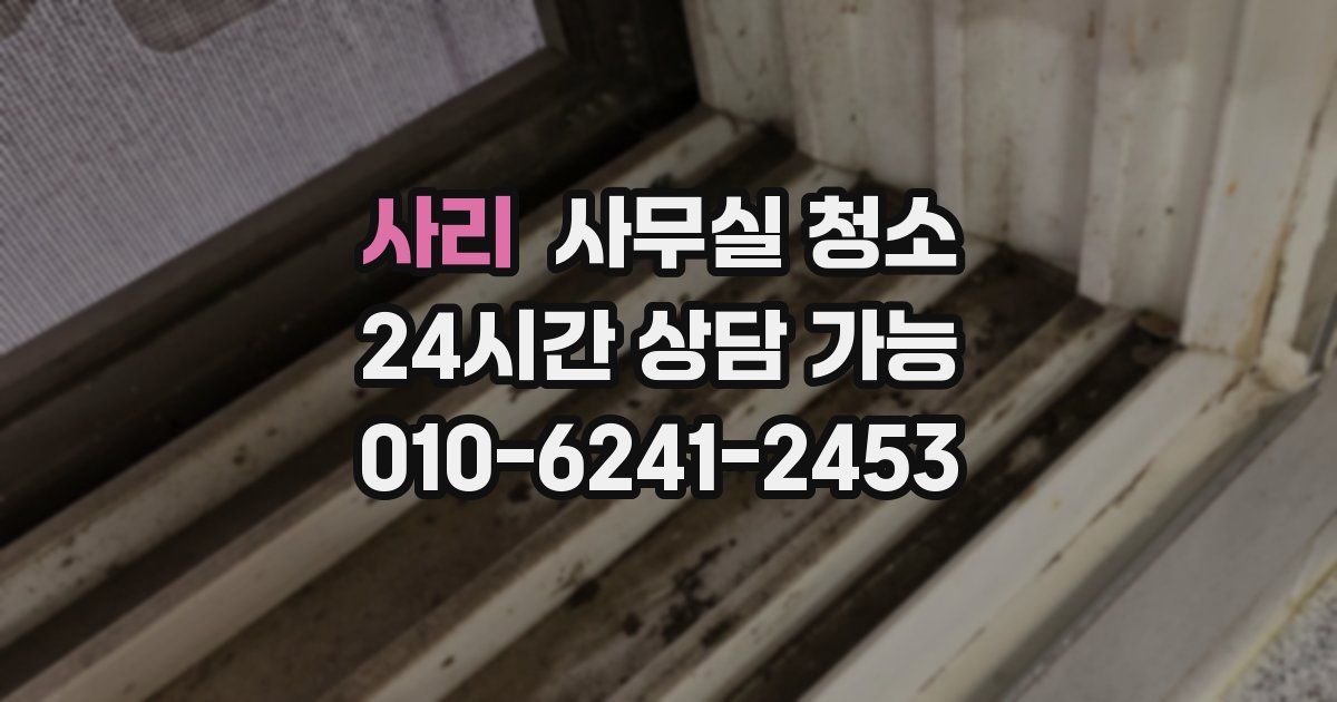 사리 사무실 청소