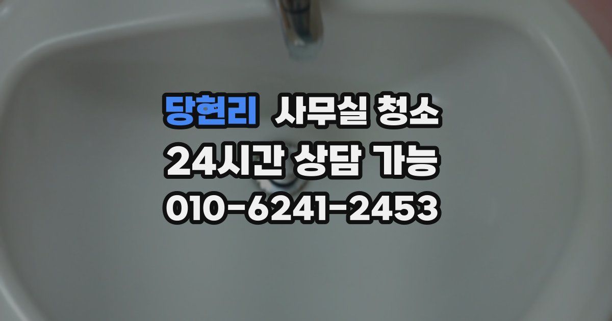 당현리 사무실 청소