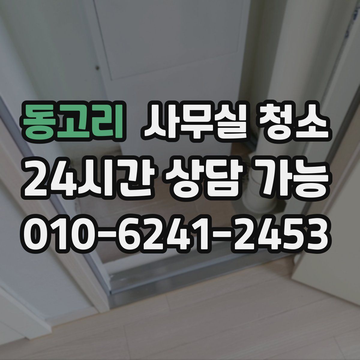 동고리 사무실 청소