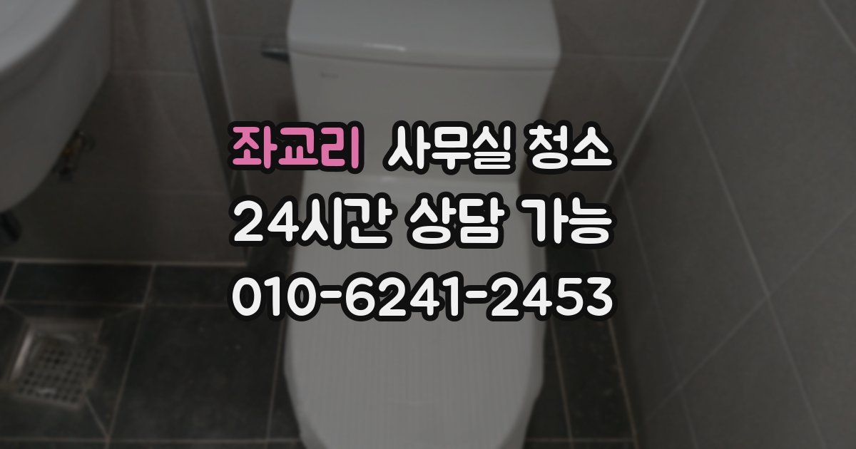 좌교리 사무실 청소