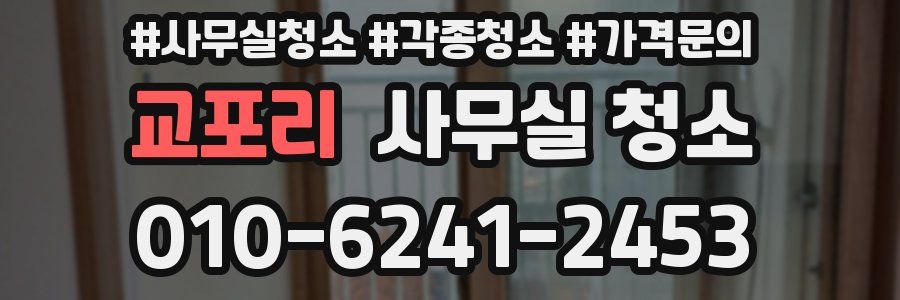 교포리 사무실 청소