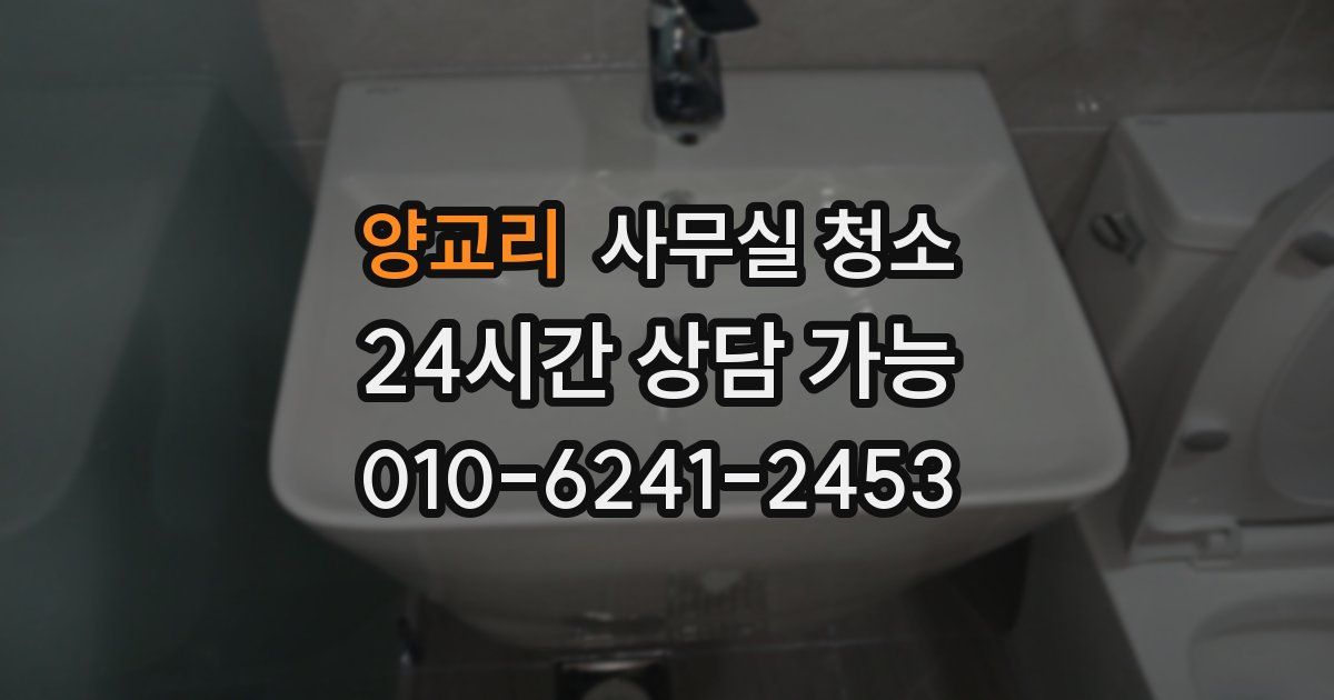 양교리 사무실 청소
