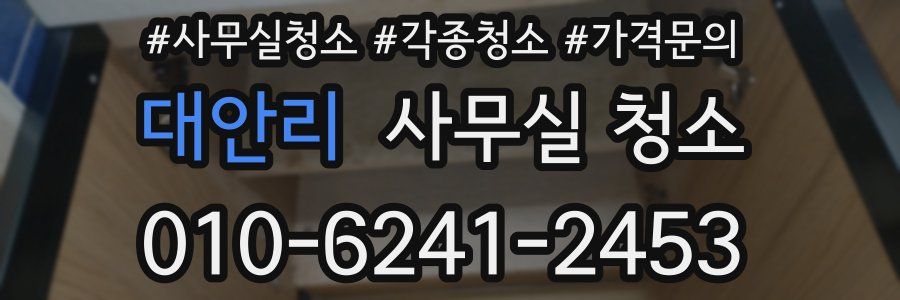 대안리 사무실 청소
