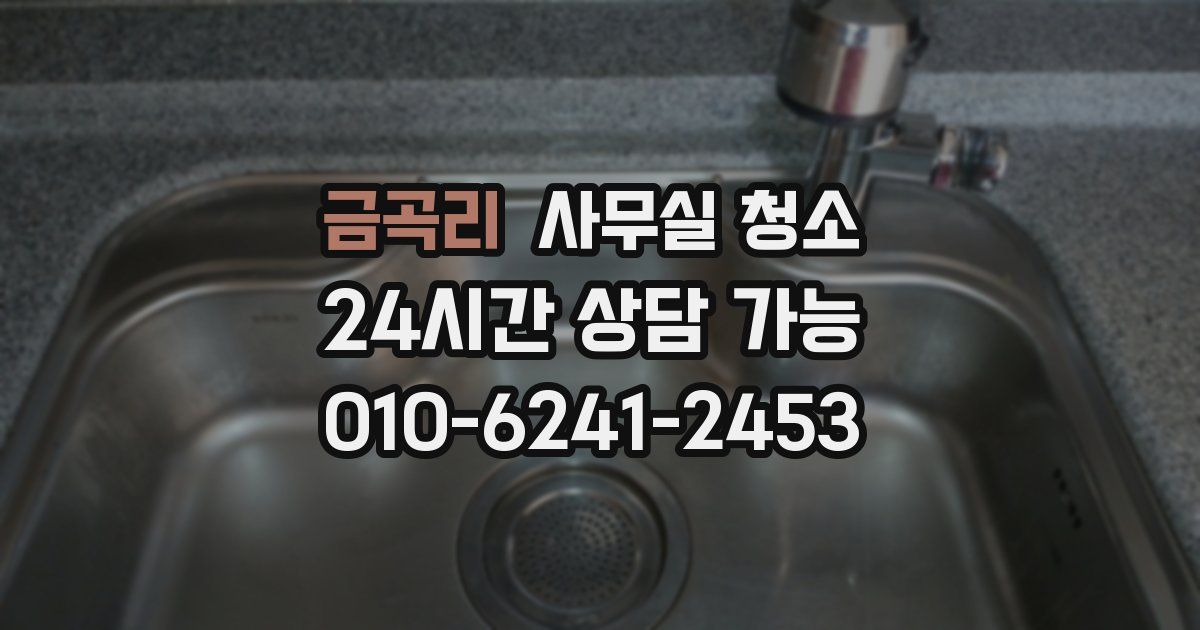 금곡리 사무실 청소