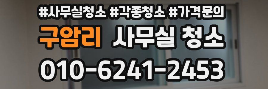 구암리 사무실 청소