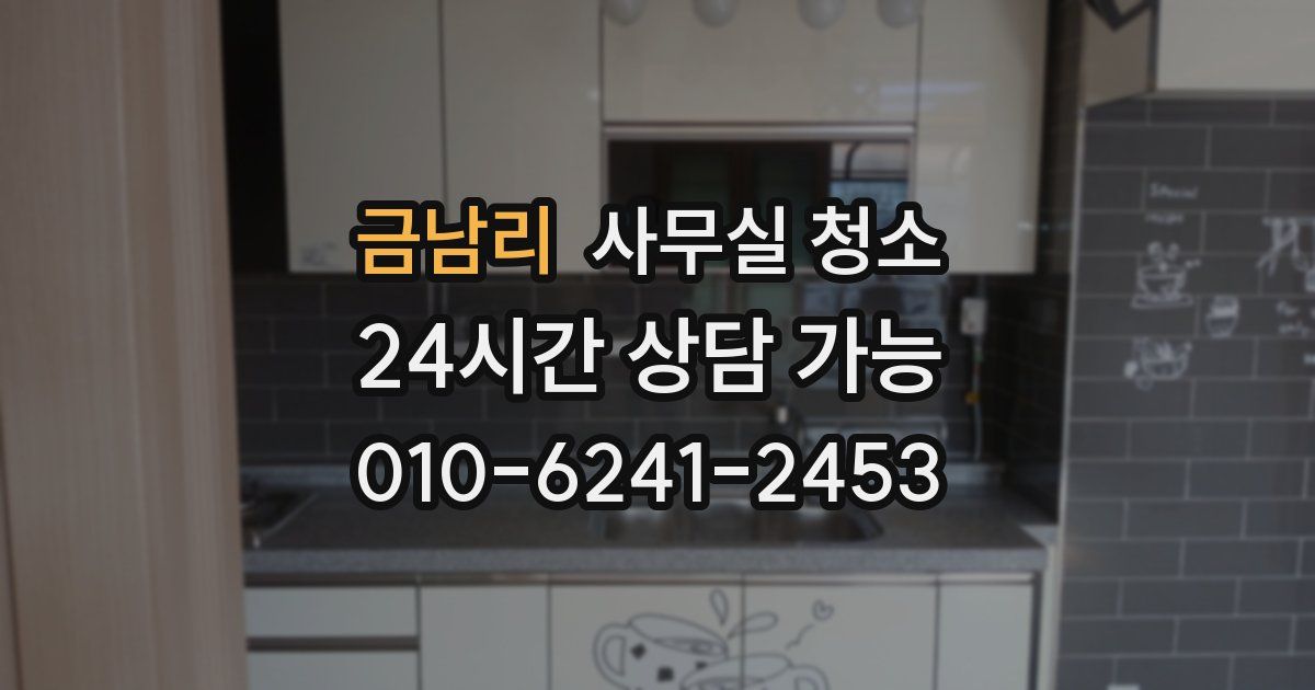 금남리 사무실 청소