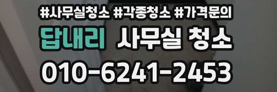 답내리 사무실 청소