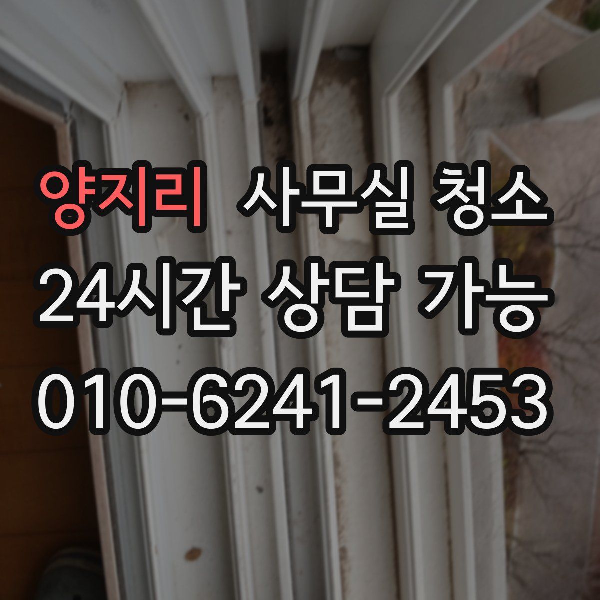 양지리 사무실 청소
