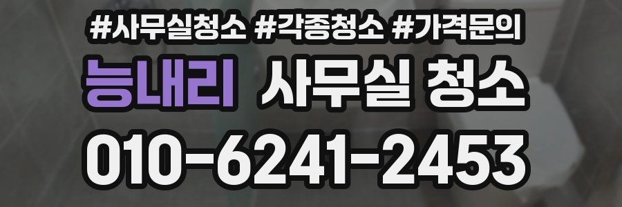 능내리 사무실 청소