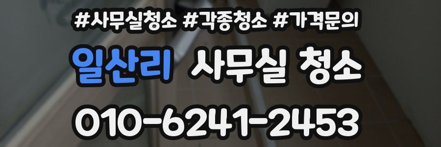 일산리 사무실 청소